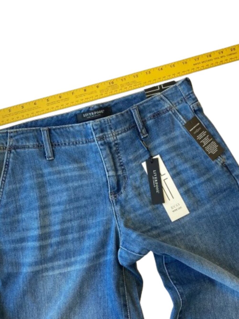 Liverpool Los Angeles Weekender Wide Leg Jeans Womens 6 PETITE Walnut Creek NWT - Picture 5 of 9